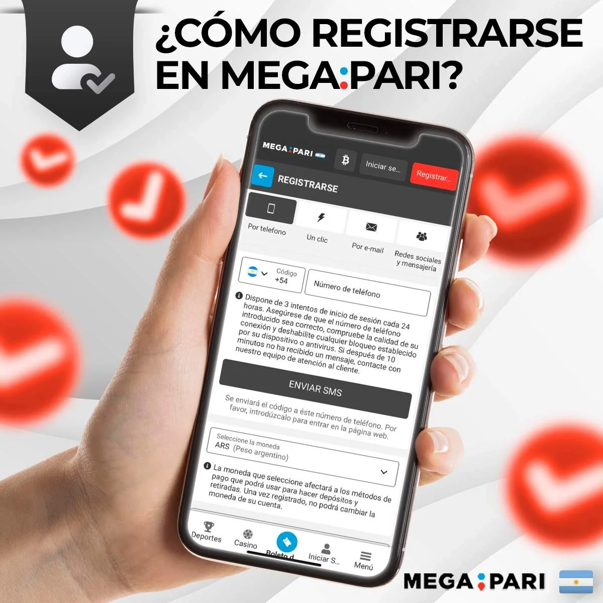 ¿Cómo registrarse en Megapari?