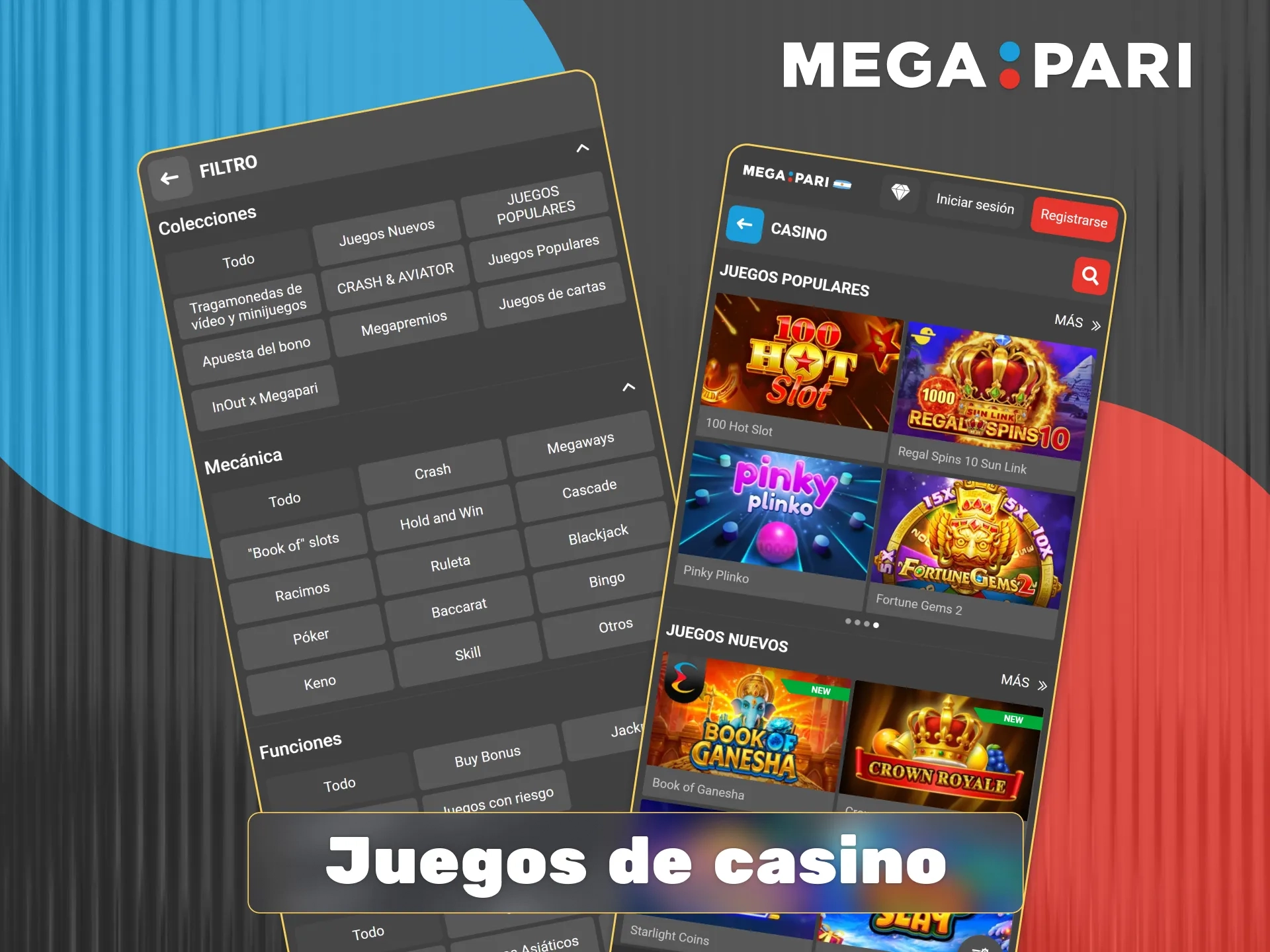 Juegos de Casino en Megapari Argentina